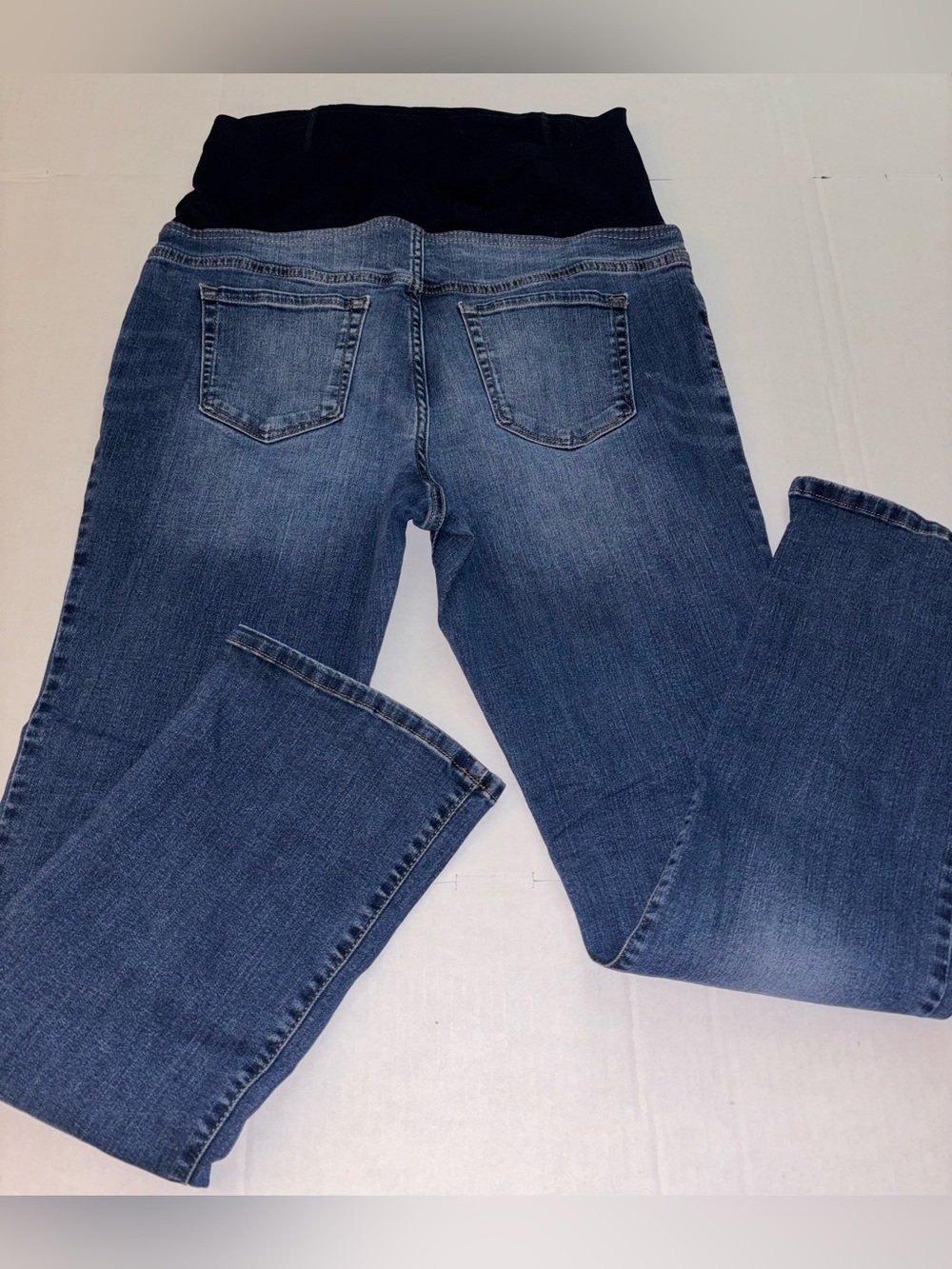 Isabel Skinny Boot Cut Medium Wash Maternity Jeans Size 12/31R